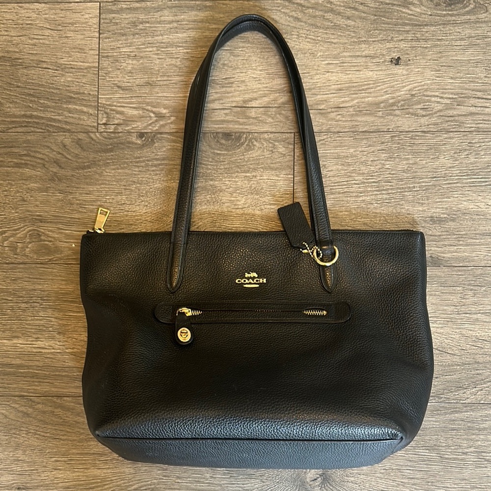 Large Coach Leather Tote